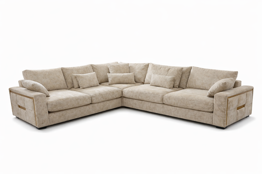 Beige - Aurum Corner Sofa